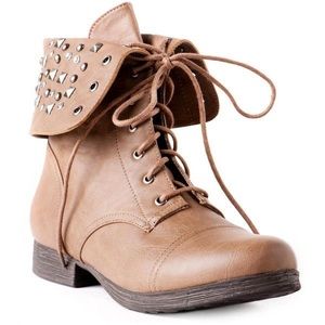 Pink & Pepper Combat Boots